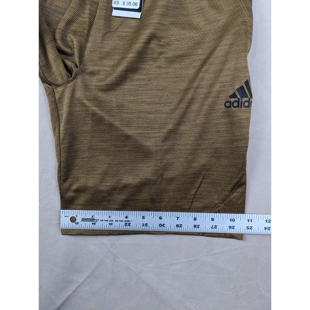 Adidas XS Mens Shorts IJ5504 Axis KNT‎ 3.0 NWT Earth Strata Bronze XSmall